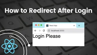How to perform automatic redirect after login React Tutorial