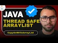 Java ArrayList vs CopyOnWriteArrayList Thread-Safe Code Explained