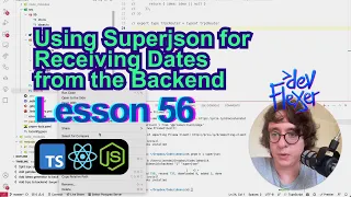 Lesson 56 Using Superjson for Receiving Dates from the Backend TypeScript Node js React