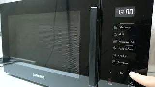 Microwave SAMSUNG BESPOKE MG30T5018CK - How to Change Date and Time Keep Your Microwave in Sync
