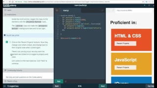 Learn Javascript toggleClass Javascript and the DOM Code