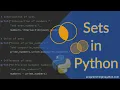 Python Datatype SET - Set Operations in Python Data types programminginpython com