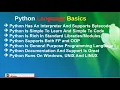 The Python Basics Using the CoLab Reasearch Google com Interactive Python Notebook