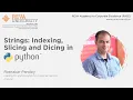 Basic Python Hacks Part 13 - Strings Indexing Slicing and Dicing in Python RACE REVA University
