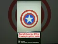 How to Draw Captain America Shield Using Python Turtle Captain America Chris Evans Learnonpy