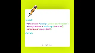JavaScript square root tutorial Calculating Square Root Using Math sqrt Function