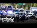 Armed man holding pregnant woman hostage hits 8 cars in Boston highway chase police say