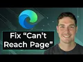 Fix can t Reach This Page in Edge Chrome step-by-step 2026 Guide