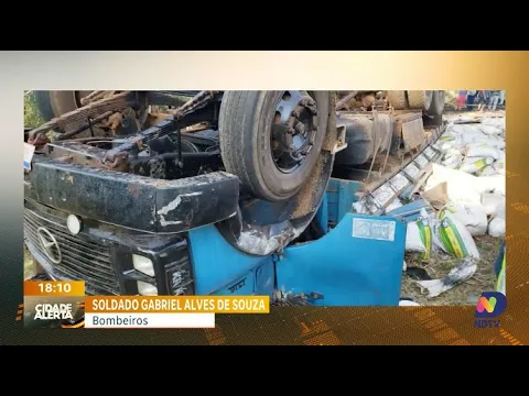 Grave acidente com caminhão na SC-154 resulta em morte em Passos Maia