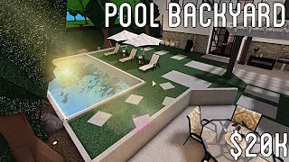 Bloxburg Pool Backyard 20k melendezz