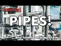 Maya How to UV unwrap pipes and cables