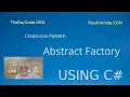 C Abstract Factory Design Pattern Explained UML Diagram Code Example SWOT Analysis