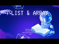 LIST DAN ARRAY Algoritma Pemrograman