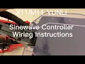 YUME X11and M11 Controller wiring instructions