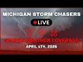 Michigan Severe Weather Coverage - April 4th 2026