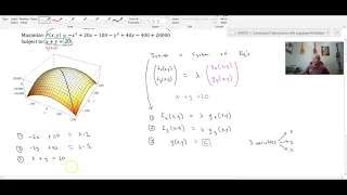 Constrained Optimization with Lagrange Multipliers