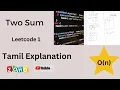Leetcode 1 Two sum problem in tamil java