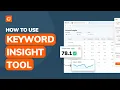 Keyword Tools Keyword Insights Tool