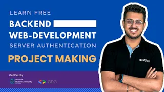 Learn Back-end Web Development using Javascript-NodeJs-MongoDB Project Making