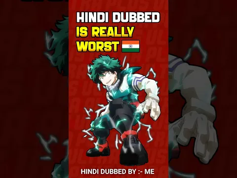 Download MP3 My Hero Academia in Hindi Dubbed 🇮🇳 Boku no Deku Vs Overhaul All Might Anime #myheroacademia #anime