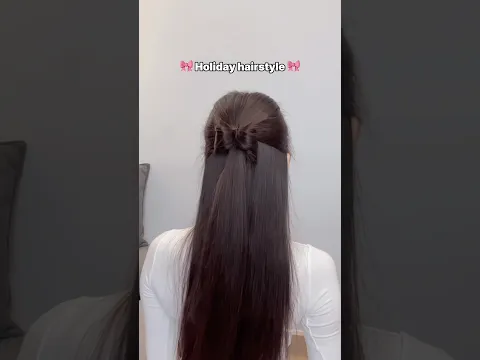 Kiểu tóc dễ thương đi chơi Noel 🎀