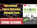 SOF CLASS-4 CODING-DECODING CHAPTER-3 PART-1 LOGICAL RESONING OLYMPIAD EXAM IMO NSO CLASS-4