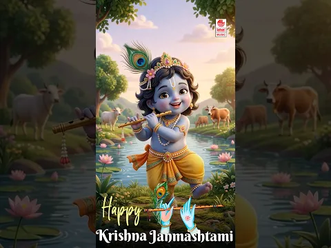Celebrate the divine birth of Lord Krishna with love,devotion&joy #krishnajanmashtami🦚#gokulakrishna