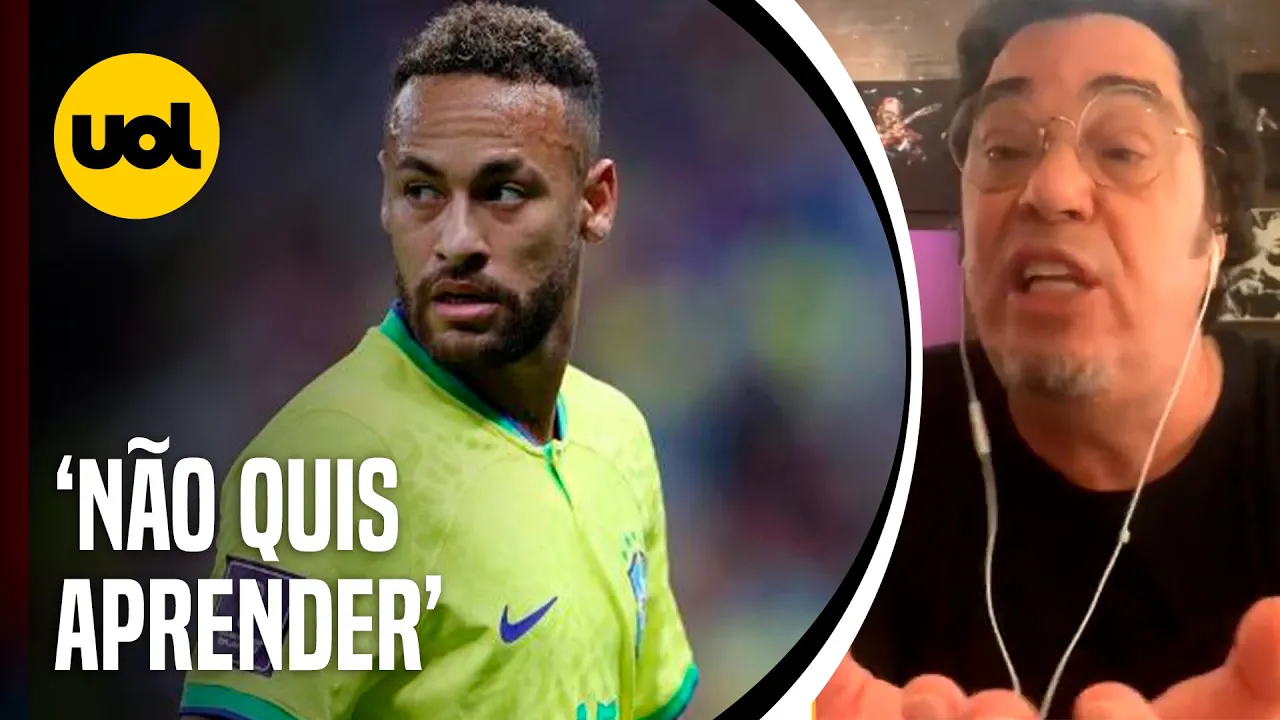 'NEYMAR NÃO TEM INTELIGÊNCIA FUTEBOLÍSTICA. ELE NEM QUIS APRENDER ISSO', DISPARA CASAGRANDE