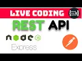 REST Api with Node js and Express Session 2