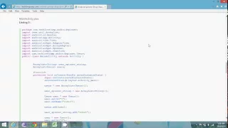 Android Spinner Drop Down Example
