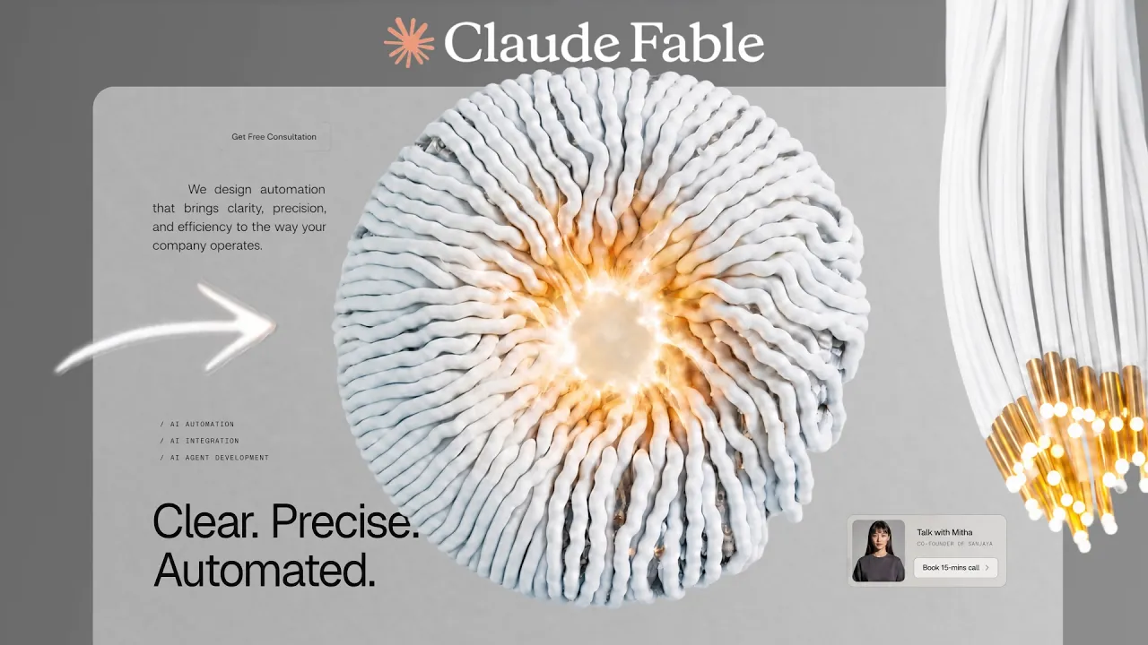 How I Build & Sell Award-Winning Websites with Al (Fable 5): video thumbnail