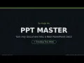 PPT Master Review Native Editable PowerPoint from an AI Agent