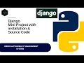 Medical Management System Mini Project Using Django-Python DBMS Project