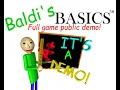 Lagu Baldi's Basics - Full Game Early Public Demo Gameplay.
