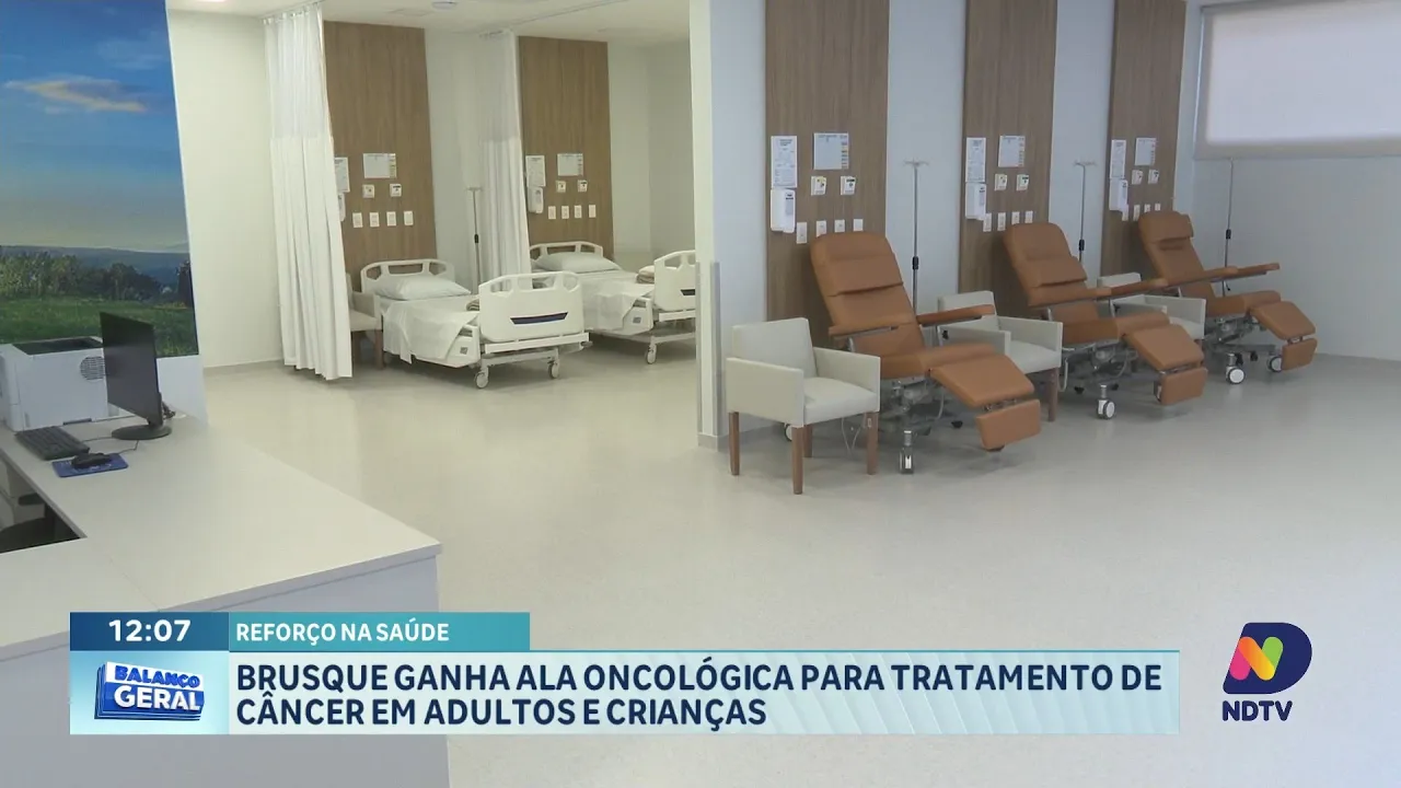 Hospital de Brusque inaugura nova ala de oncologia pelo SUS