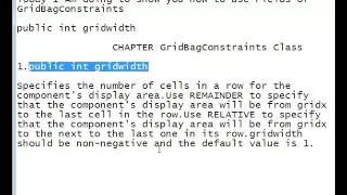 Java Programming Tutorial - GridBagConstraints-3