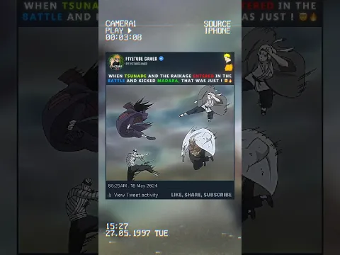 Tsunade And Raikage Combined Attack Cooked Madara 🥶🔥