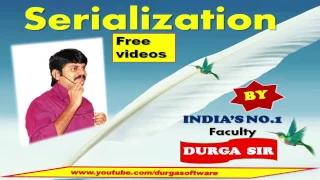 FREE Serialization s by Durga Sir in DURGASOFT