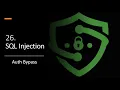 26 SQL Injection Auth Bypass
