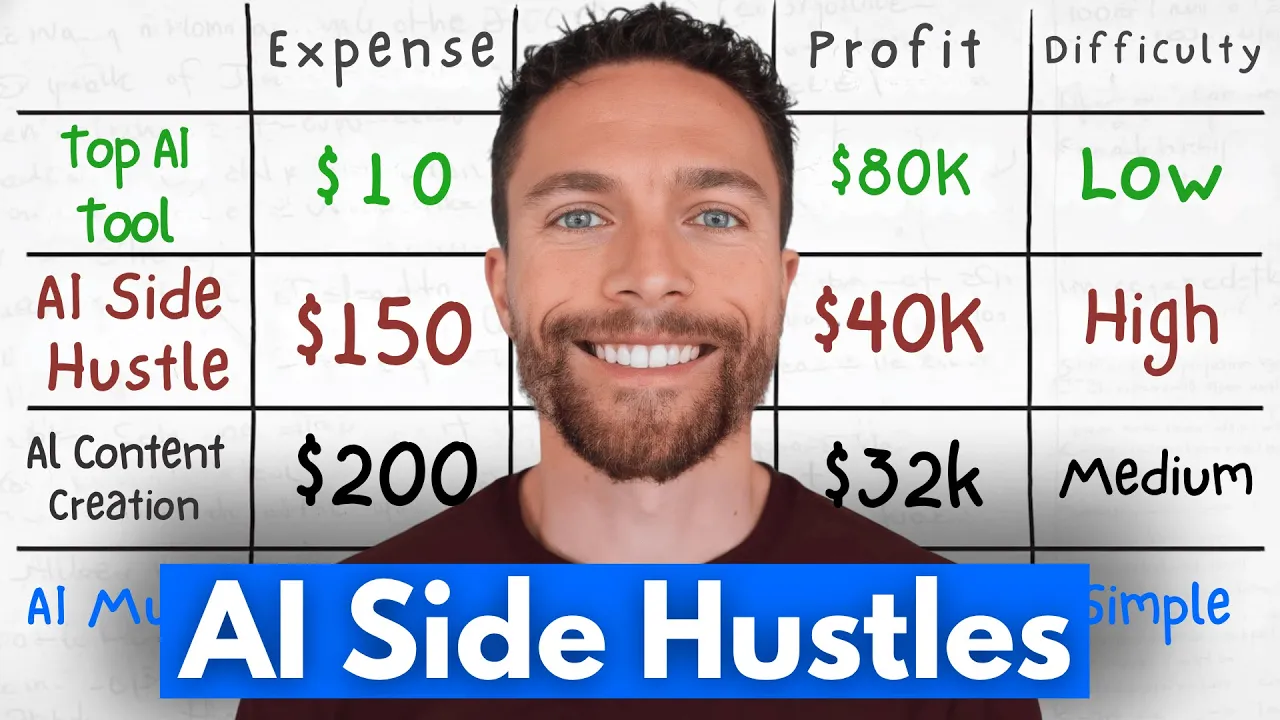 AI Side Hustles That Work in 2026 YouTube video preview