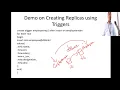 Advanced DBMS Replication in Distributed Databases using Triggers