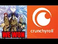 We Won Against Crunchyroll