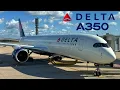 BUSINESS Paris CDG - Atlanta Delta Airbus A350 FULL FLIGHT REPORT Delta One
