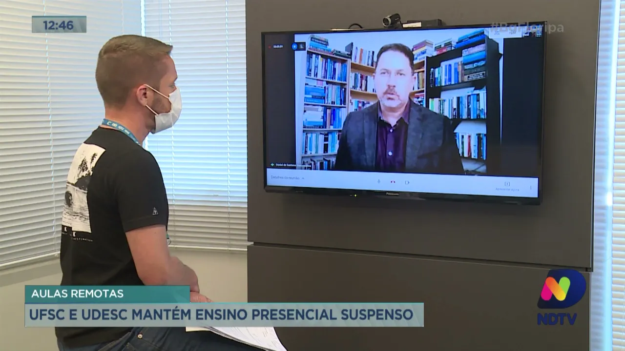 Aulas remotas: UFSC e UDESC mantém ensino presencial suspenso