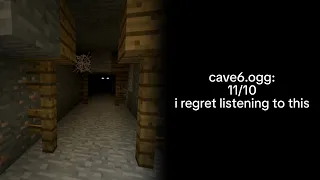 ranking minecraft cave sounds by scariness