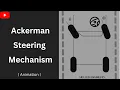 What is Ackerman Steering Mechanism Simple Explanation with Animations
