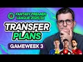 Download Lagu MY FPL GW3 TRANSFER PLANS! 📝 BRUNO MISSED PENALTY 😭 | Fantasy Premier League Tips 2025/26