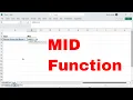 How to Use the MID Function in Microsoft Excel Extract Text From String