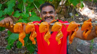 Stuffed Potato Quail Fry | Quail Recipe | WORLD FOOD TUBE