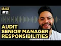 Audit Senior Manager Responsibilities